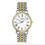 Buy Shop Tissot T Classic Desire Two Tone Quartz Watch For Women - T52.2.281.13 USA Online