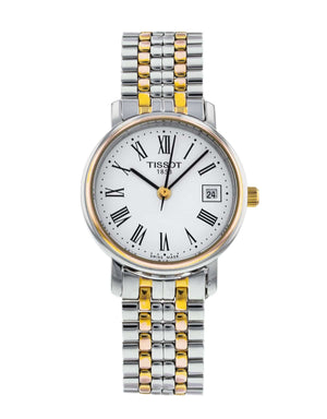 Buy Shop Tissot T Classic Desire Two Tone Quartz Watch For Women - T52.2.281.13 USA Online