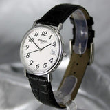 Buy Shop Tissot T Classic Desire White Dial Black Leather Strap Watch For Men - T52.1.421.12 USA Online