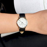 Buy Shop Tissot T Classic Desire White Dial Black Leather Strap Watch For Men - T52.1.421.12 USA Online