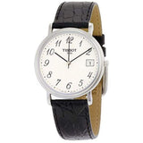Buy Shop Tissot T Classic Desire White Dial Black Leather Strap Watch For Men - T52.1.421.12 USA Online
