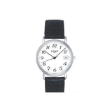 Buy Shop Tissot T Classic Desire White Dial Black Leather Strap Watch For Men - T52.1.421.12 USA Online