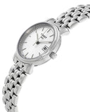 Buy Shop Tissot T Classic Desire White Dial Silver Steel Strap Watch for Women - T52.1.281.31 USA Online