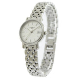 Buy Shop Tissot T Classic Desire White Dial Silver Steel Strap Watch for Women - T52.1.281.31 USA Online