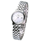 Buy Shop Tissot T Classic Desire White Dial Silver Steel Strap Watch for Women - T52.1.281.31 USA Online