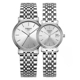 Buy Shop Tissot T Classic Desire White Dial Silver Steel Strap Watch for Women - T52.1.281.31 USA Online