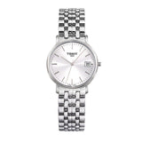 Buy Shop Tissot T Classic Desire White Dial Silver Steel Strap Watch for Women - T52.1.281.31 USA Online