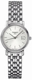 Buy Shop Tissot T Classic Desire White Dial Silver Steel Strap Watch for Women - T52.1.281.31 USA Online