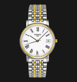 Buy Shop Tissot T Classic Desire White Dial Two Tone Watch For Men - T52.2.481.13 USA Online