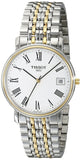 Buy Shop Tissot T Classic Desire White Dial Two Tone Watch For Men - T52.2.481.13 USA Online
