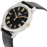 Buy Shop Tissot T Classic Dream Black Dial Black Leather Strap Watch for Men - T033.410.26.053.01 USA Online