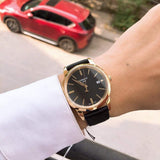 Buy Shop Tissot T Classic Dream Black Dial Black Leather Strap Watch for Men - T033.410.36.051.01 USA Online