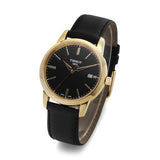Buy Shop Tissot T Classic Dream Black Dial Black Leather Strap Watch for Men - T033.410.36.051.01 USA Online