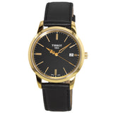 Buy Shop Tissot T Classic Dream Black Dial Black Leather Strap Watch for Men - T033.410.36.051.01 USA Online