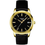 Buy Shop Tissot T Classic Dream Black Dial Black Leather Strap Watch for Men - T033.410.36.051.01 USA Online