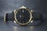 Tissot T Classic Dream Black Dial Black Leather Strap Watch for Men - T033.410.36.051.01