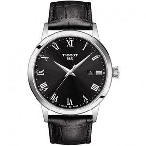 Buy Shop Tissot T Classic Dream Black Dial Black Leather Strap Watch for Men - T122.410.16.053.00 USA Online