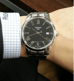 Buy Shop Tissot T Classic Dream Black Dial Silver Steel Strap Watch for Men - T033.410.11.053.01 USA Online