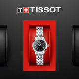 Buy Shop Tissot T Classic Dream Black Dial Silver Steel Strap Watch for Men - T033.410.11.053.01 USA Online