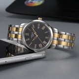 Buy Shop Tissot T Classic Dream Black Dial Two Tone Steel Strap Watch for Men - T033.410.22.053.01 USA Online