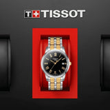 Buy Shop Tissot T Classic Dream Black Dial Two Tone Steel Strap Watch for Men - T033.410.22.053.01 USA Online