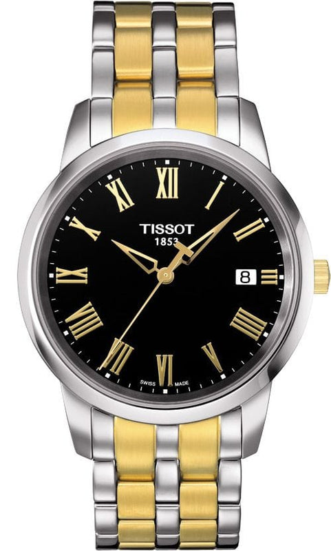 Buy Shop Tissot T Classic Dream Black Dial Two Tone Steel Strap Watch for Men - T033.410.22.053.01 USA Online