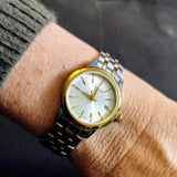 Buy Shop Tissot T Classic Dream Lady Silver Dial Two Tone Steel Strap Watch for Women - T129.210.22.031.00 USA Online
