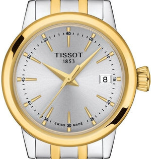 Buy Shop Tissot T Classic Dream Lady Silver Dial Two Tone Steel Strap Watch for Women - T129.210.22.031.00 USA Online