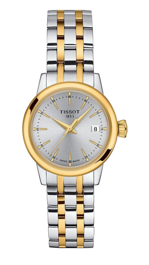 Buy Shop Tissot T Classic Dream Lady Silver Dial Two Tone Steel Strap Watch for Women - T129.210.22.031.00 USA Online