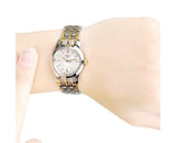 Buy Shop Tissot T Classic Dream Mother of Pearl Dial Two Tone Steel Strap Watch For Women - T033.210.22.111.00 USA Online
