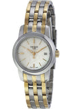 Buy Shop Tissot T Classic Dream Mother of Pearl Dial Two Tone Steel Strap Watch For Women - T033.210.22.111.00 USA Online