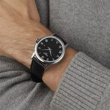 Buy Shop Tissot T Classic Dream Quartz Black Dial Black Leather Strap Watch for Men - T129.410.16.053.00 USA Online