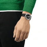 Buy Shop Tissot T Classic Dream Quartz Black Dial Black Leather Strap Watch for Men - T129.410.16.053.00 USA Online