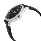 Buy Shop Tissot T Classic Dream Quartz Black Dial Black Leather Strap Watch for Men - T129.410.16.053.00 USA Online