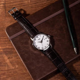 Buy Shop Tissot T Classic Dream Quartz White Dial Brown Leather Strap Watch for Men - T129.410.16.013.00 USA Online