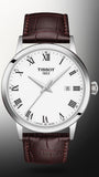 Buy Shop Tissot T Classic Dream Quartz White Dial Brown Leather Strap Watch for Men - T129.410.16.013.00 USA Online