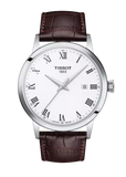 Buy Shop Tissot T Classic Dream Quartz White Dial Brown Leather Strap Watch for Men - T129.410.16.013.00 USA Online