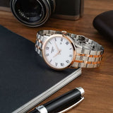 Buy Shop Tissot T Classic Dream Quartz White Dial Two Tone Steel Strap Watch for Men - T129.410.22.013.00 USA Online