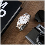 Buy Shop Tissot T Classic Dream Quartz White Dial Two Tone Steel Strap Watch for Men - T129.410.22.013.00 USA Online