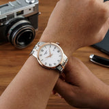 Buy Shop Tissot T Classic Dream Quartz White Dial Two Tone Steel Strap Watch for Men - T129.410.22.013.00 USA Online