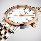 Buy Shop Tissot T Classic Dream Quartz White Dial Two Tone Steel Strap Watch for Men - T129.410.22.013.00 USA Online