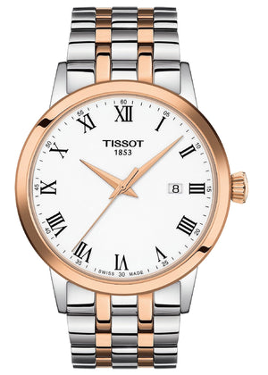 Buy Shop Tissot T Classic Dream Quartz White Dial Two Tone Steel Strap Watch for Men - T129.410.22.013.00 USA Online