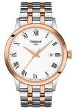 Buy Shop Tissot T Classic Dream Quartz White Dial Two Tone Steel Strap Watch for Men - T129.410.22.013.00 USA Online