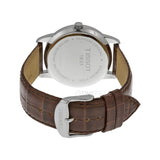 Buy Shop Tissot T Classic Dream White Dial Brown Leather Strap Watch for Men - T033.410.16.013.01 USA Online