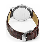 Buy Shop Tissot T Classic Dream White Dial Brown Leather Strap Watch for Men - T033.410.16.013.01 USA Online