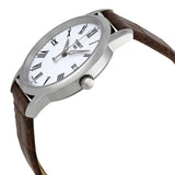 Buy Shop Tissot T Classic Dream White Dial Brown Leather Strap Watch for Men - T033.410.16.013.01 USA Online