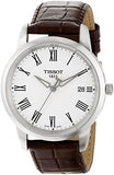 Buy Shop Tissot T Classic Dream White Dial Brown Leather Strap Watch for Men - T033.410.16.013.01 USA Online