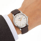 Buy Shop Tissot T Classic Dream White Dial Brown Leather Strap Watch for Men - T033.410.26.011.01 USA Online