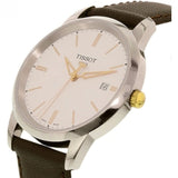 Buy Shop Tissot T Classic Dream White Dial Brown Leather Strap Watch for Men - T033.410.26.011.01 USA Online