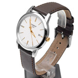 Buy Shop Tissot T Classic Dream White Dial Brown Leather Strap Watch for Men - T033.410.26.011.01 USA Online